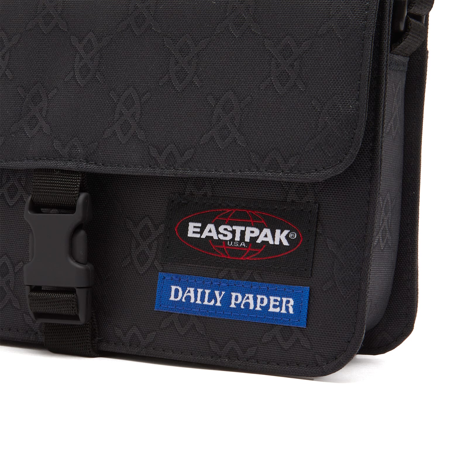 X Daily Paper Mini Bag Embossed Black