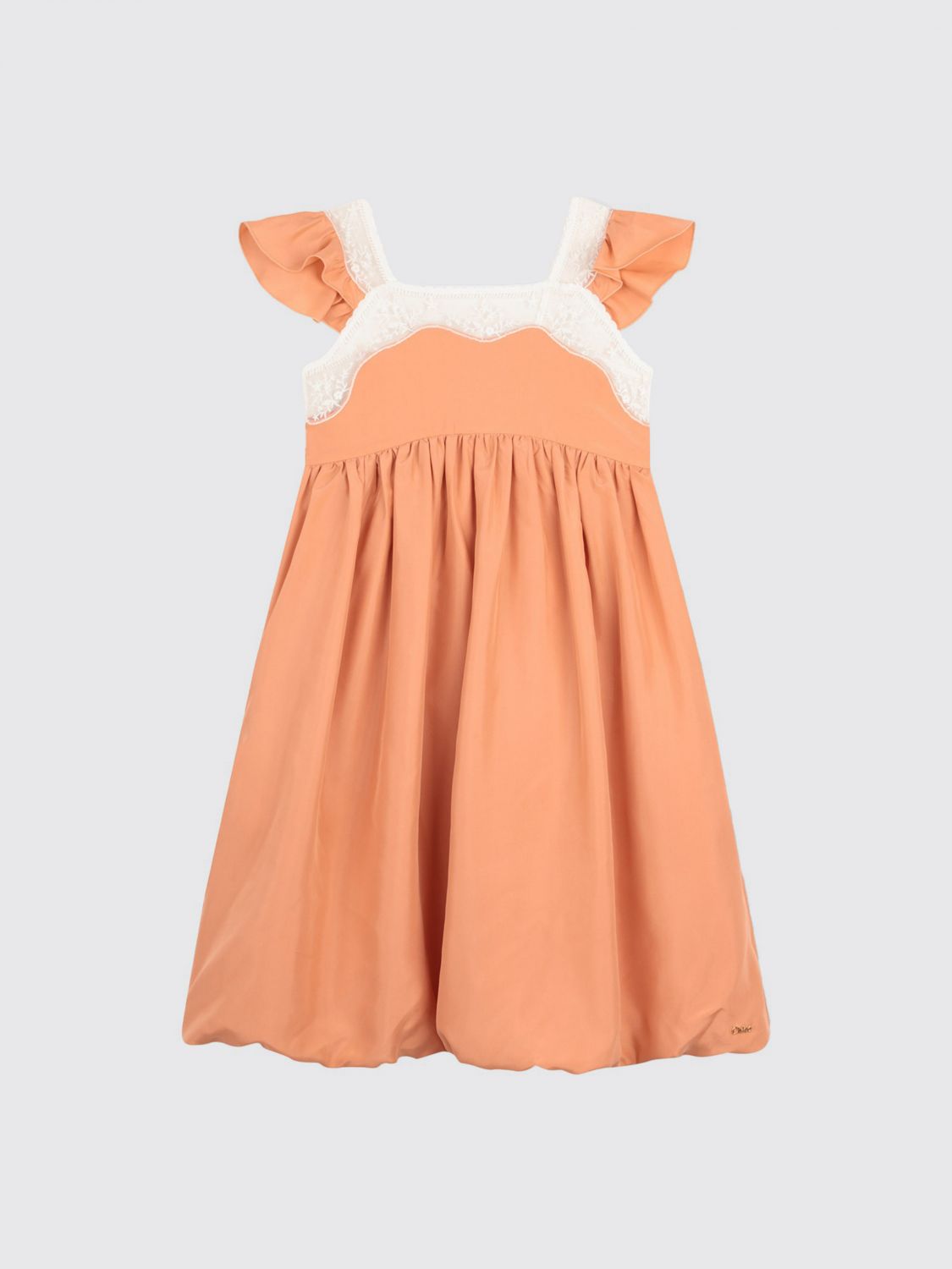 CHLOÉ Dress Kids color Orange