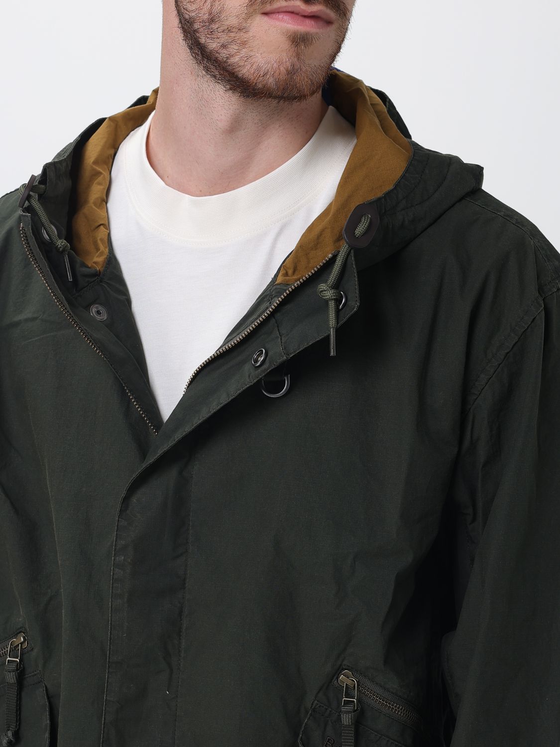Jacket Men color Green