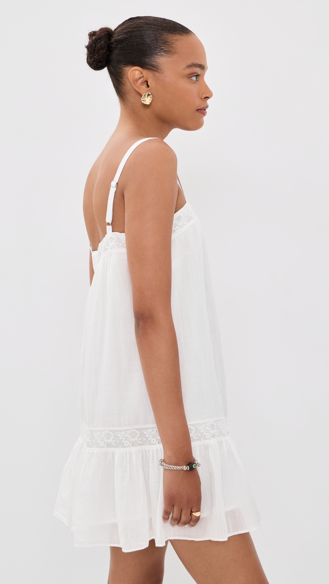 Naderah Dress White