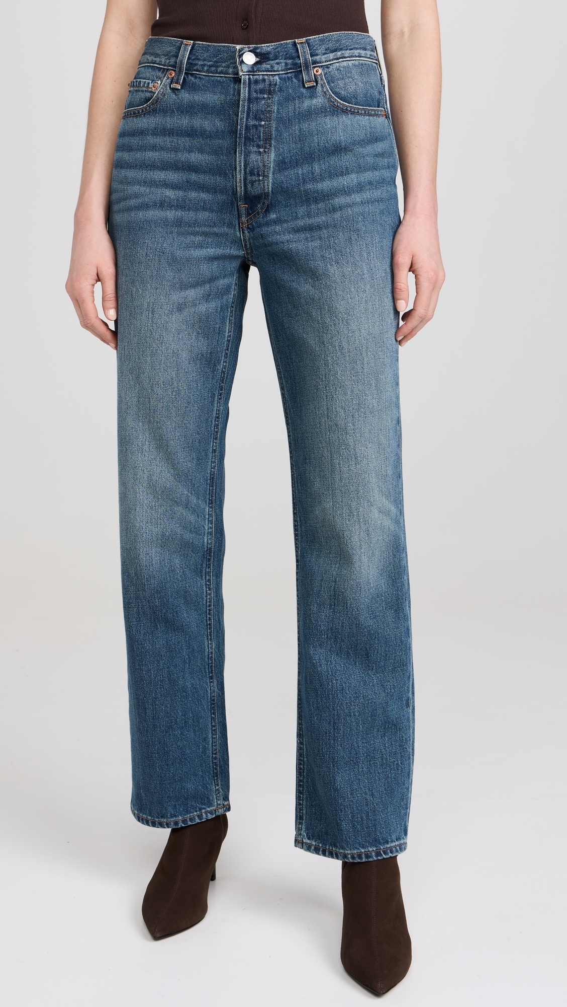 The Bev Relaxed Jeans Vintage Dark Indigo