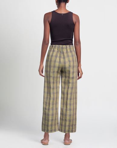 True Nyc Woman Pants Lime green Size 25 Linen