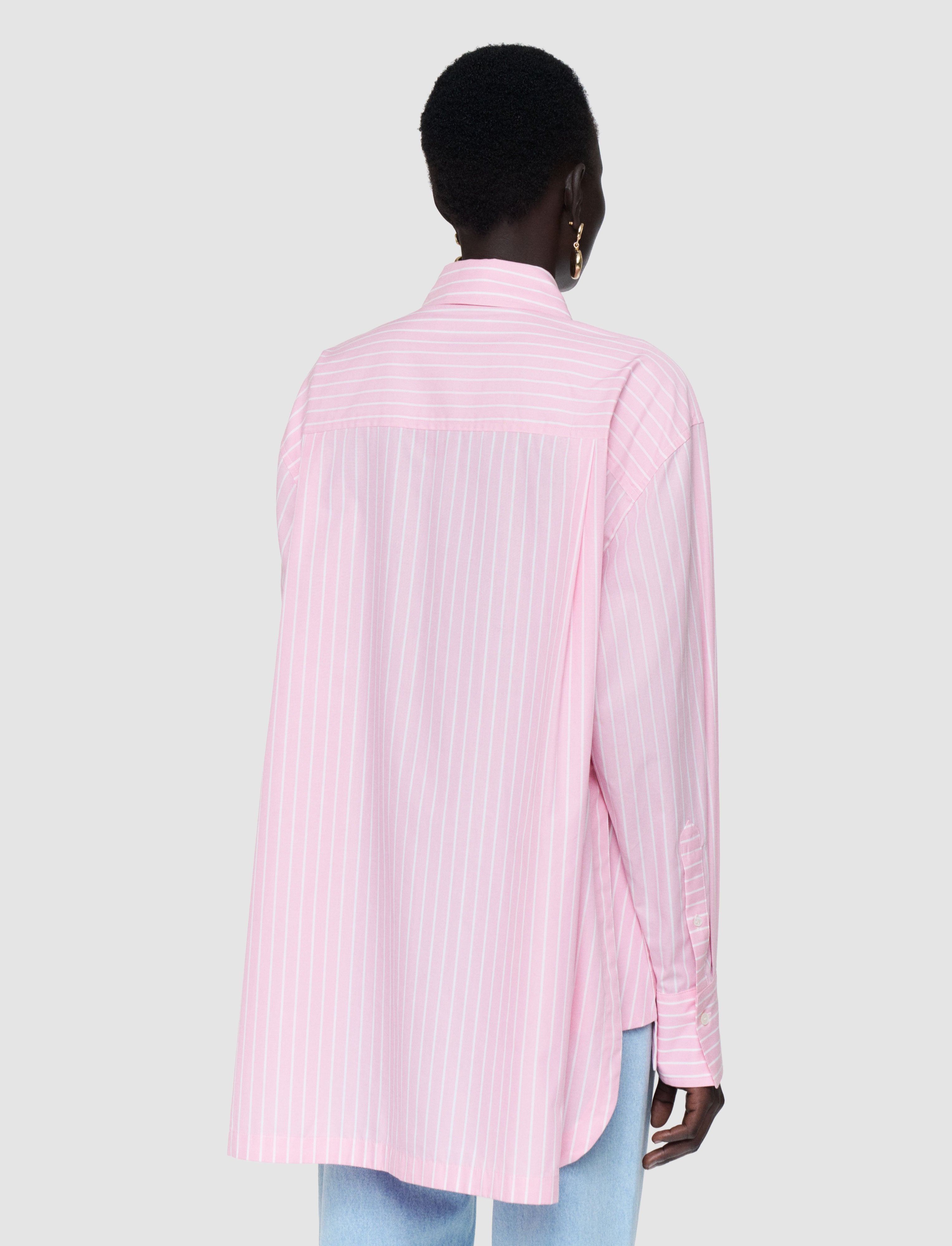 Ranya Cotton Stripe Shirt - 38