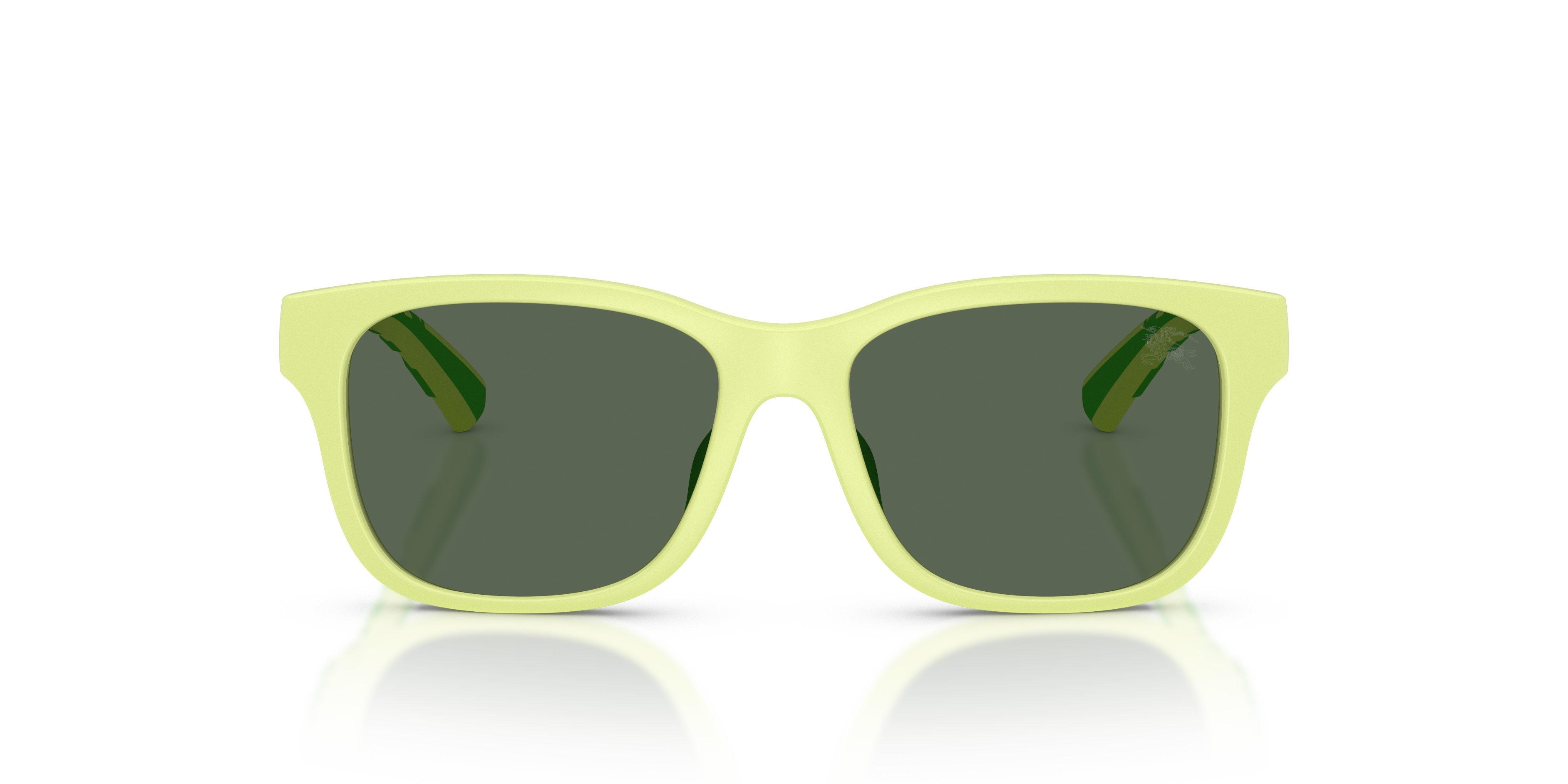 Burberry Kid Burberry JB4007U 423771 Sunglasses Injected Green Green Squared Norma