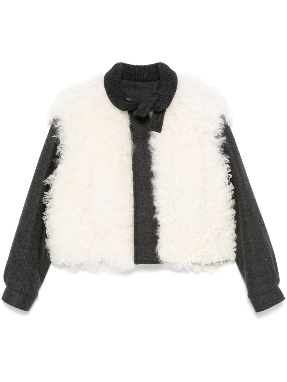 Shearling jacket - White