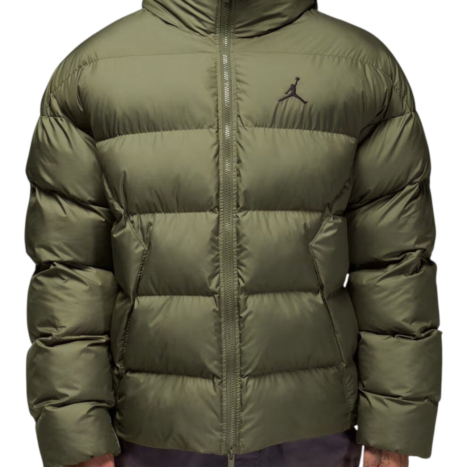 Air Jordan | Brooklyn Therma-FIT Puffer Jacket 'Medium Olive Black