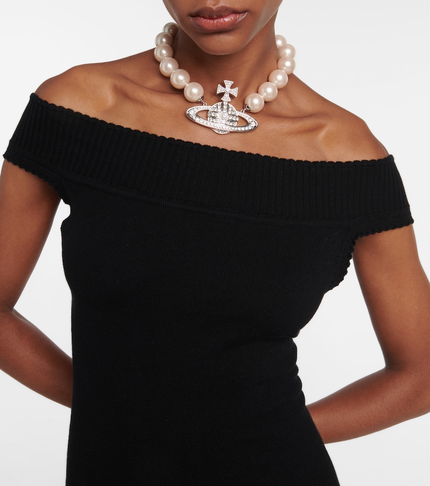 Valentina off-shoulder minidress