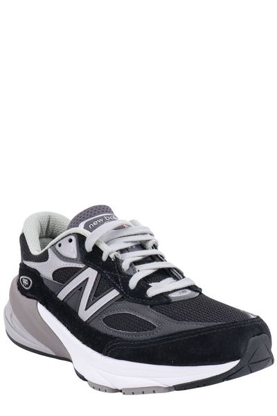 New Balance 990v6 "Black/Silver" Lace-Up Sneakers