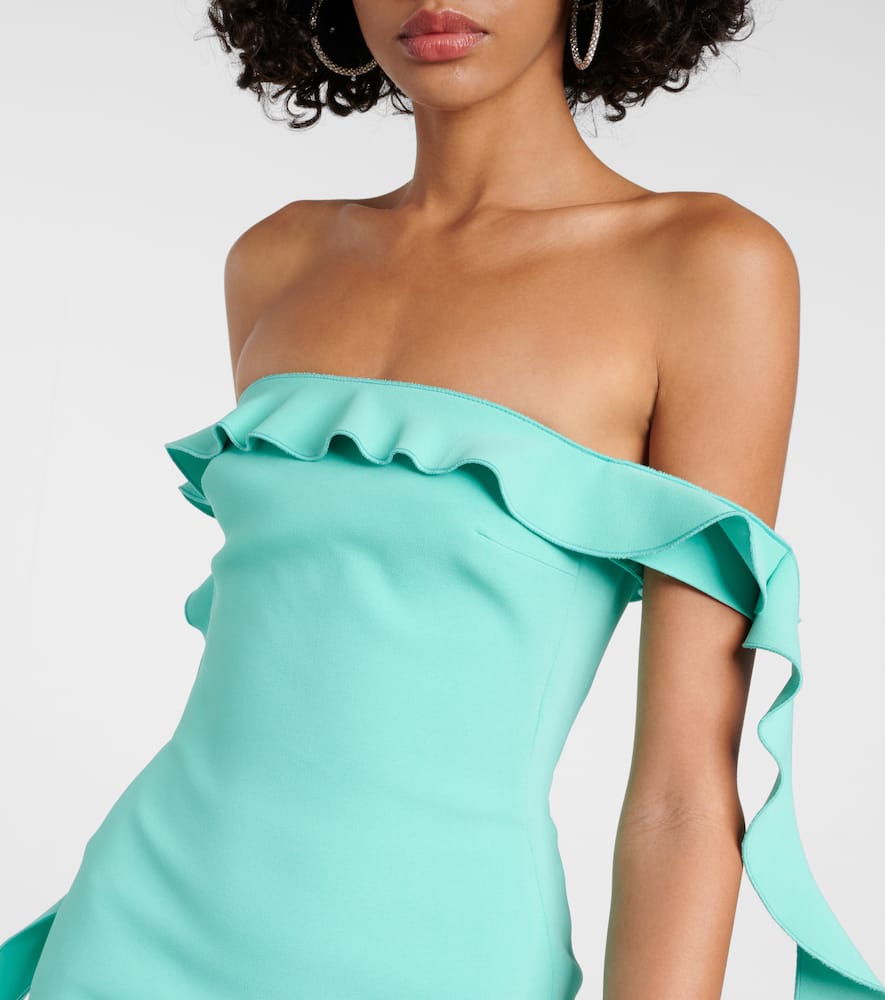 Ruffled minidress