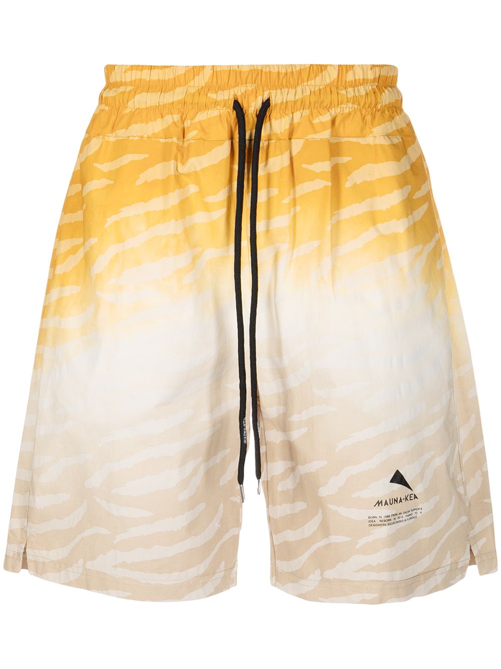 Gradient-effect shorts - Brown