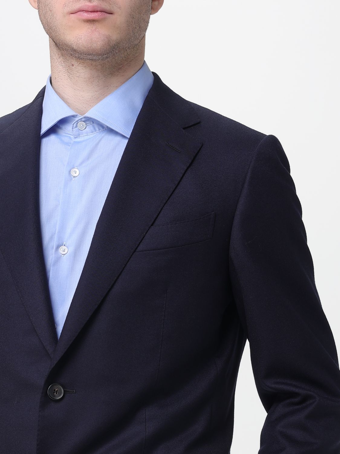 Suit Men color Blue
