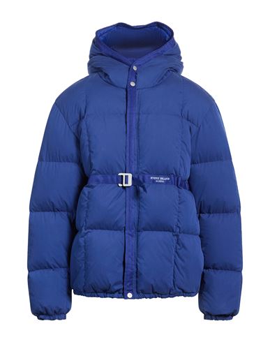Man Puffer Bright blue Size XL Cotton, Polyamide