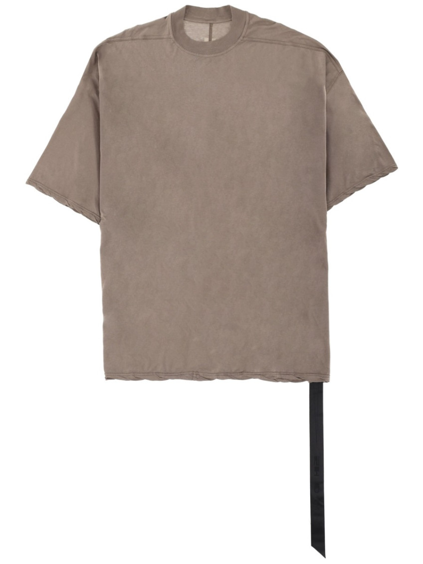 Brown Solid Crew Neck T-Shirt