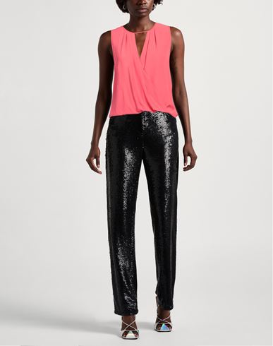 Patrizia Pepe Woman Top Coral Size 4 Viscose