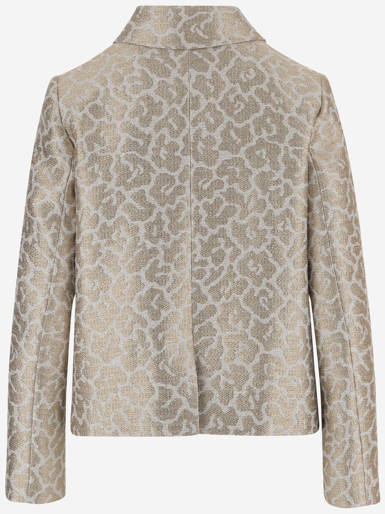 Graphic Pattern Jacket — Beige