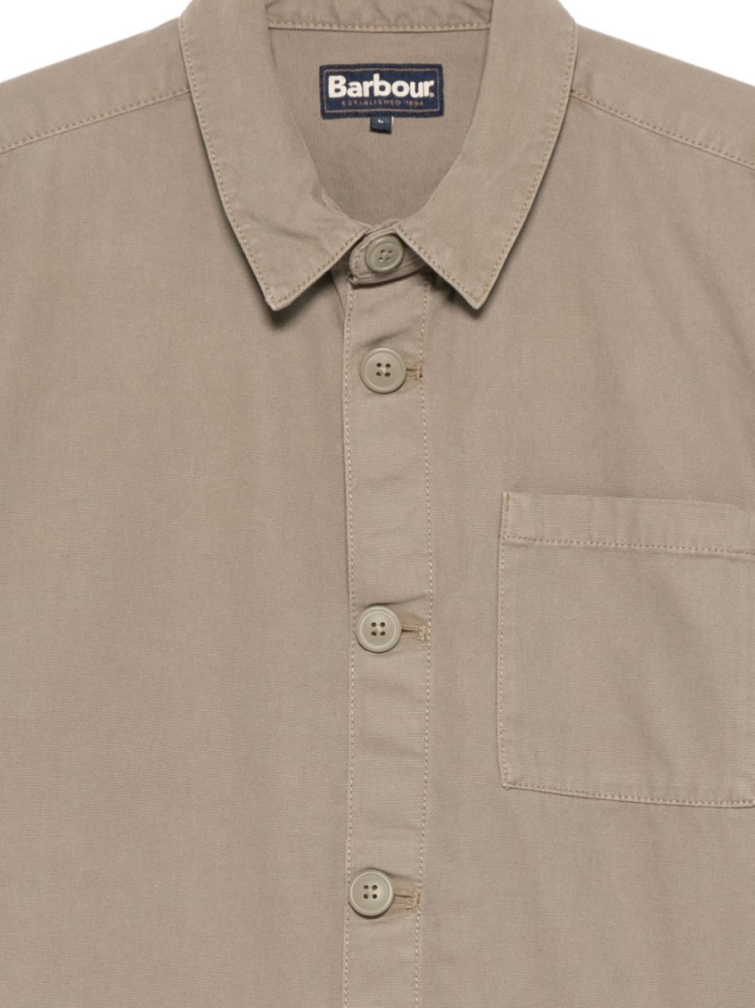 Shirt With Button Fastening Patch Pocket