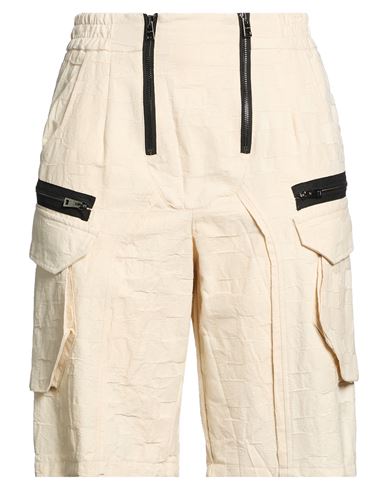 Woman Shorts & Bermuda Shorts Beige Size L Cotton