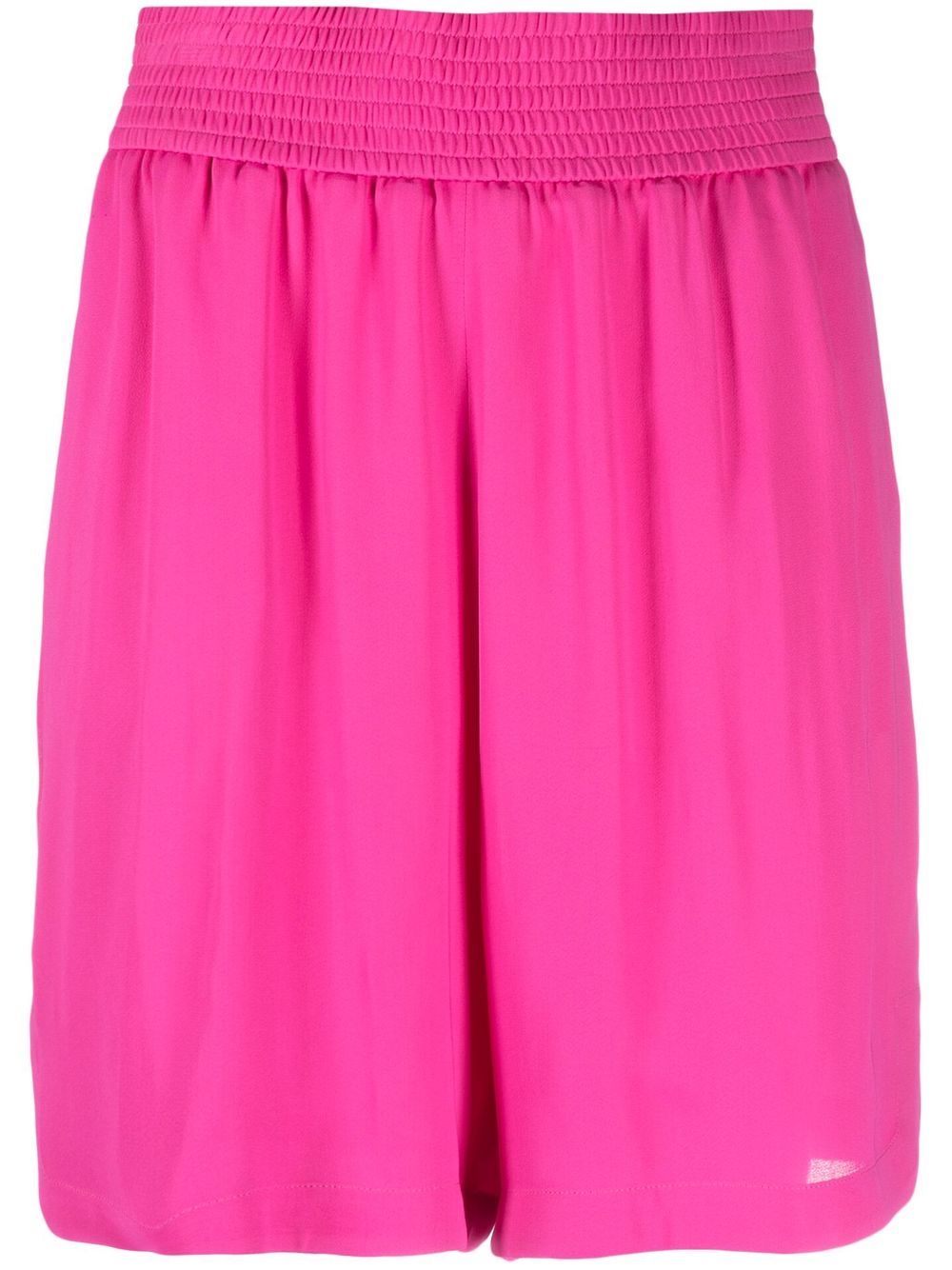 Elasticated-waistband detail shorts - Pink