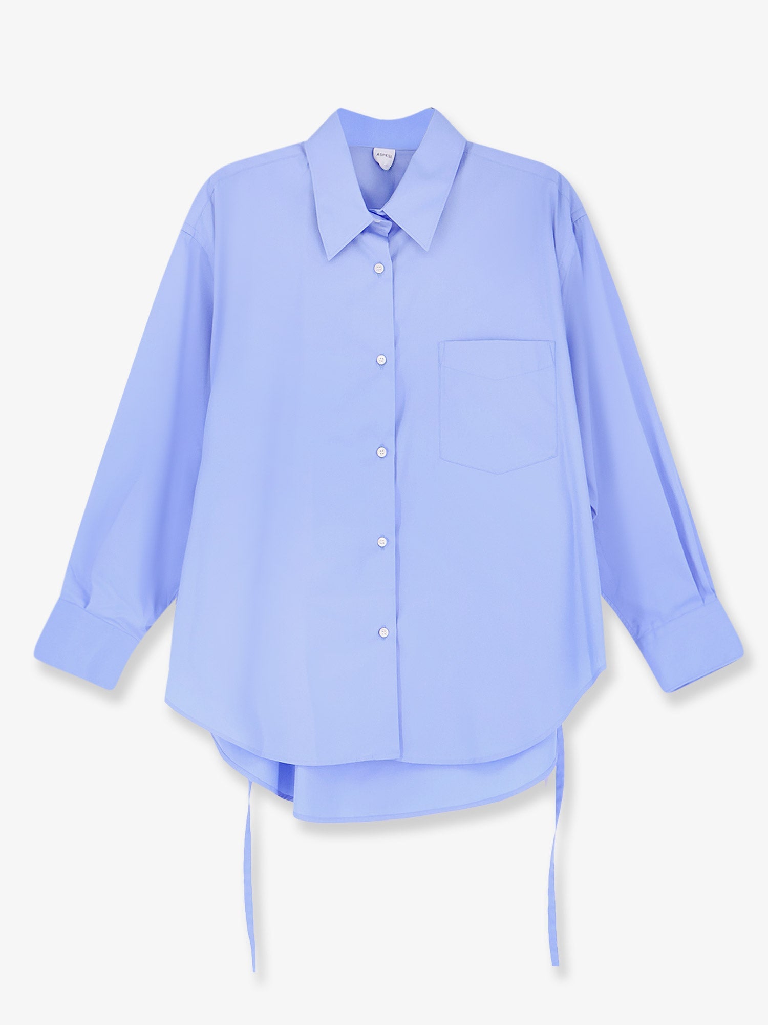 Cotton Overshirt — Blue