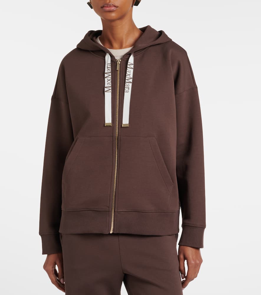 Jour cotton-blend hoodie