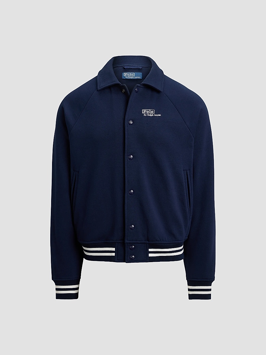 Men's Vintage-Fit Logo Fleece Bayport Jacket - Cruise Navy