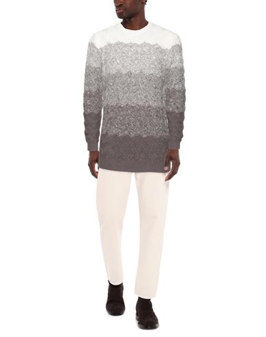 Man Sweater White Size XXL Wool, Viscose, Polyamide, Cashmere