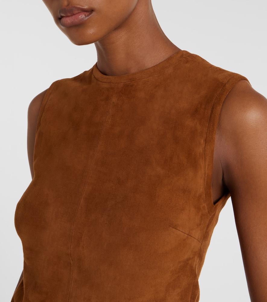 Miuccia suede top