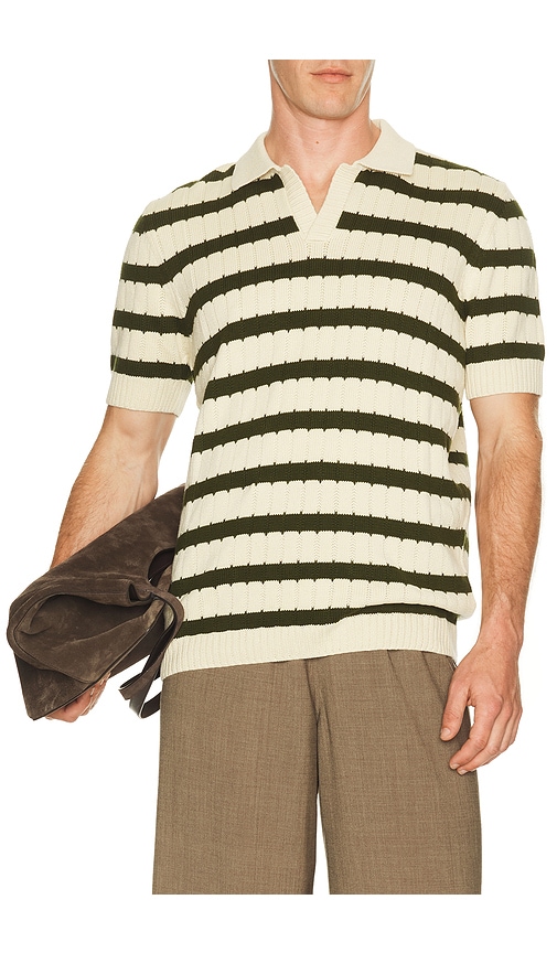 Percival POLOHEMD STINE in Ecru - Cream. L also in M, S, XL/1X