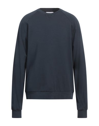 Man Sweatshirt Slate blue Size XXL Cotton, Elastane
