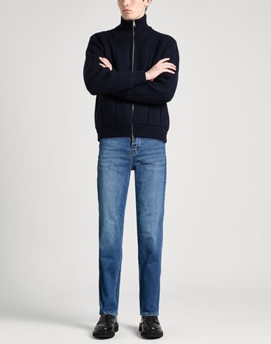 Man Jeans Blue Size 30 Cotton, Elastane