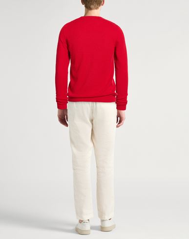 Man Sweater Red Size 38 Cotton, Polyamide