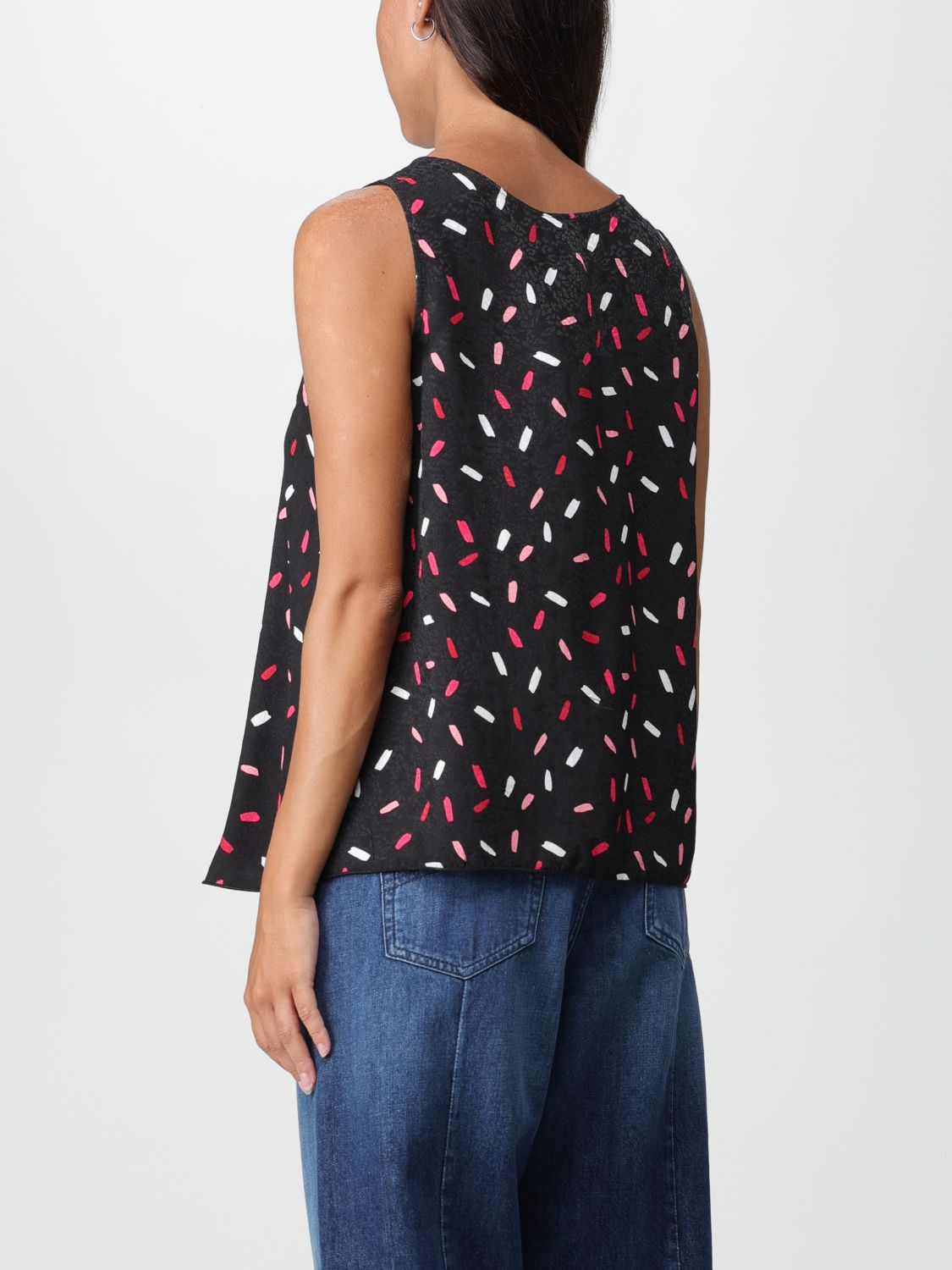 Top Woman color Black
