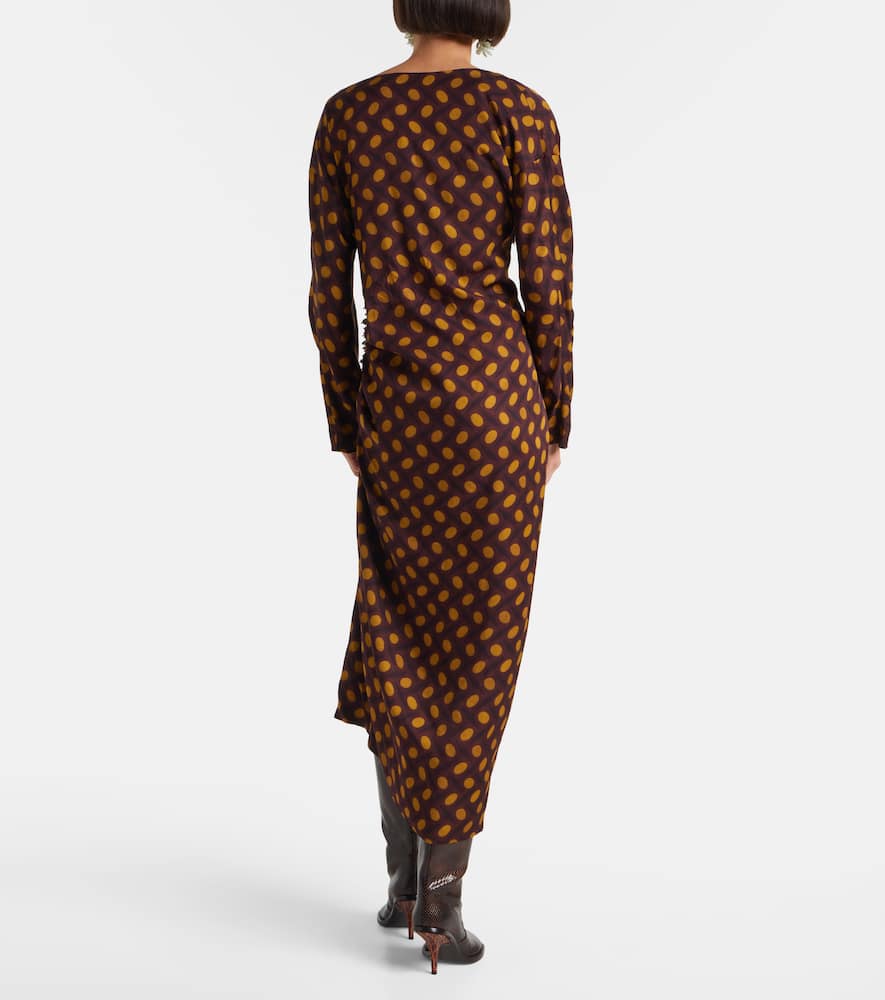 Didi embellished polka-dots midi dress