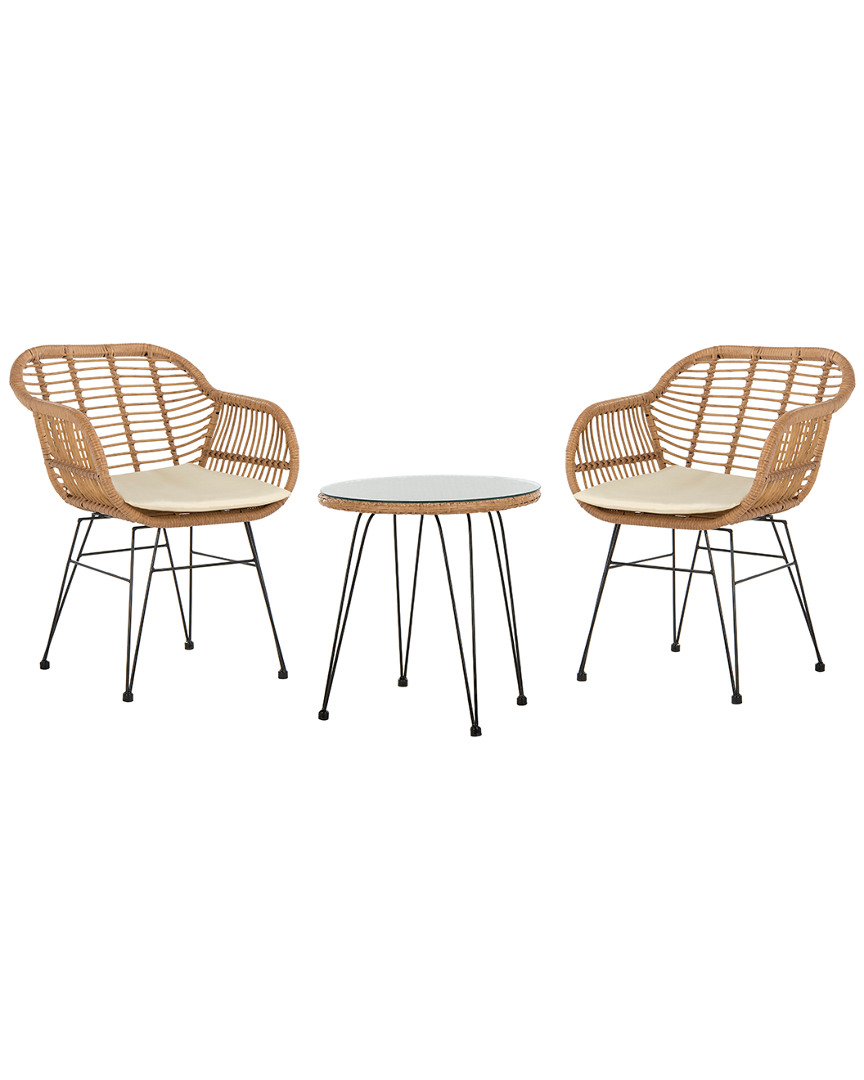 Alton Outdoor 3pc Lounge Set