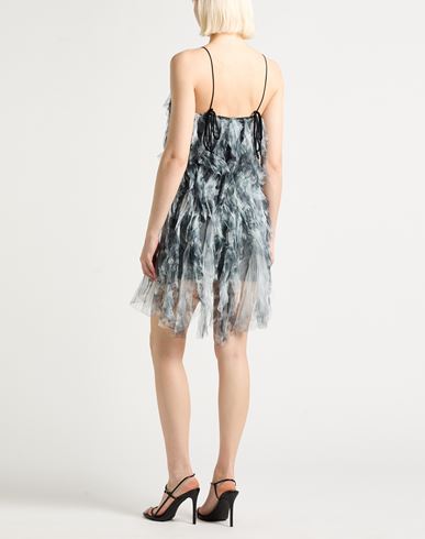 Woman Midi dress Charcoal Size 10 Polyester