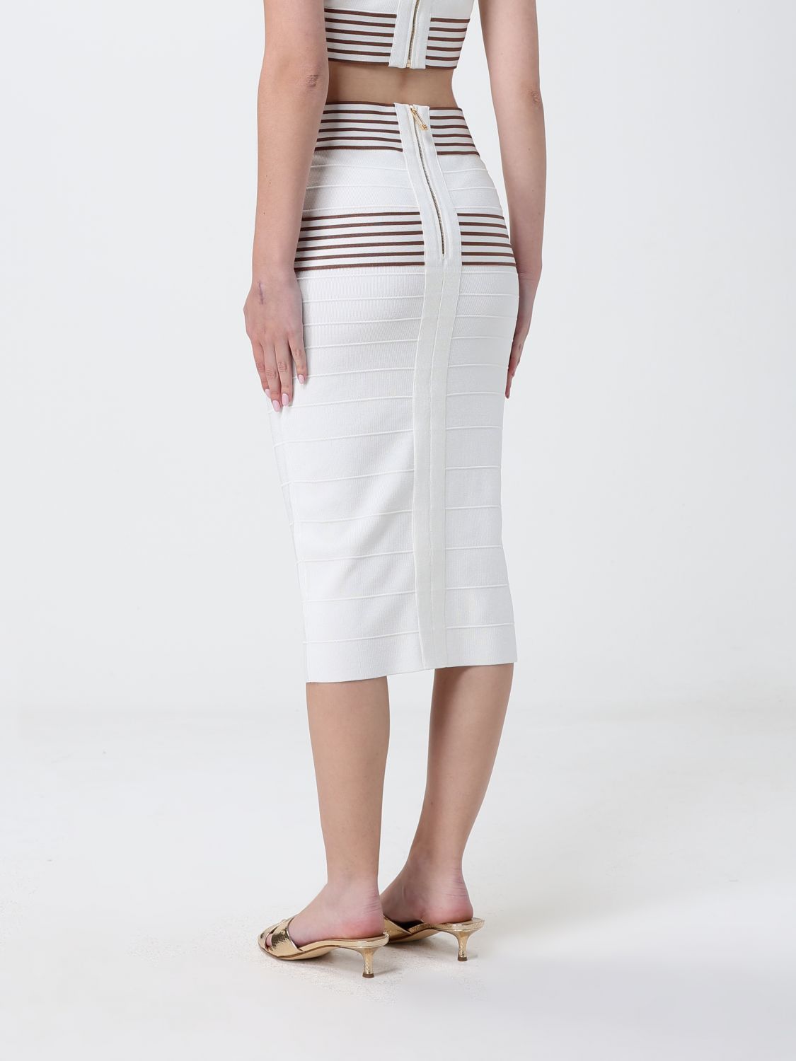 Skirt Woman color Ivory
