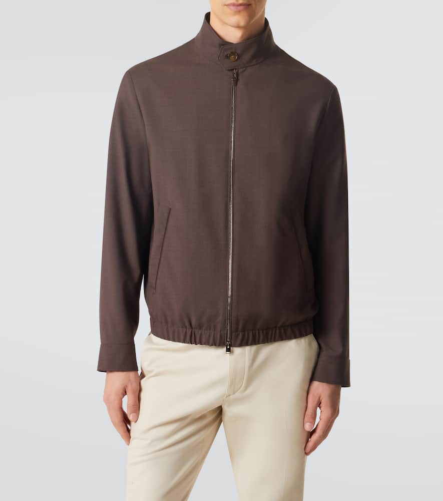 Impeccabile wool blouson jacket