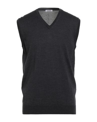Man Sweater Charcoal Size 44 Merino Wool