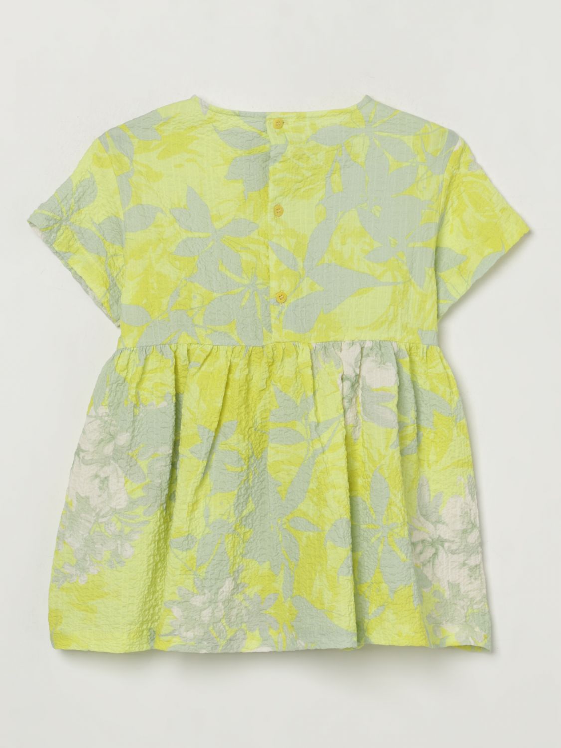 Floral-print dress - Yellow