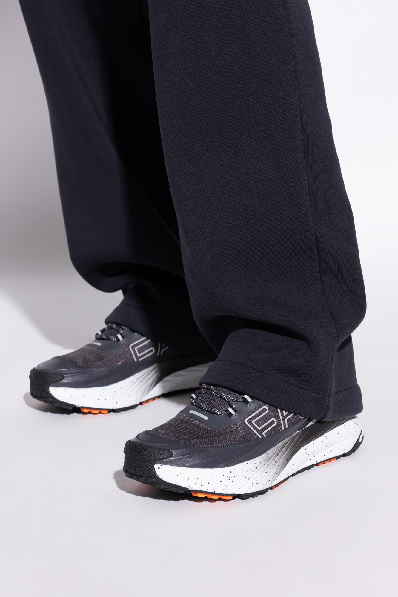 Sports Shoes With Logo, Men's, Black