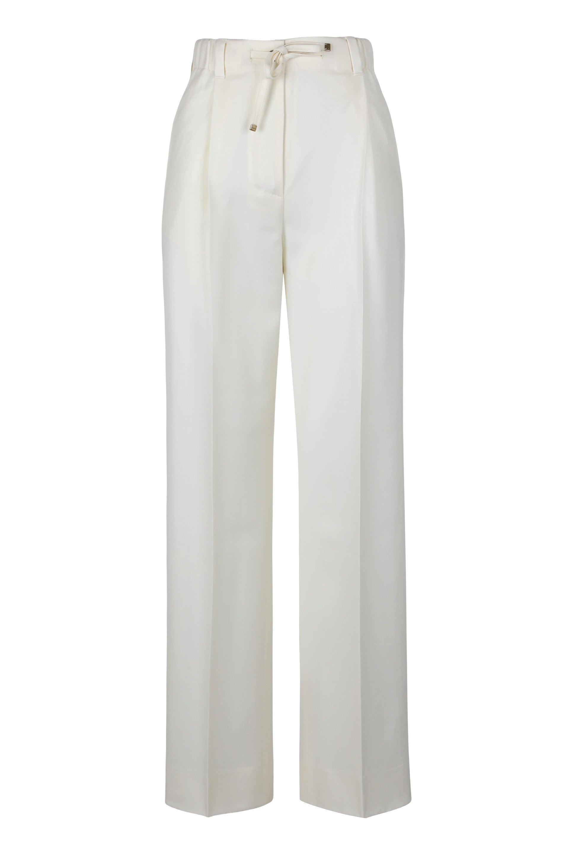 Wool Gabardine Tailored Trousers