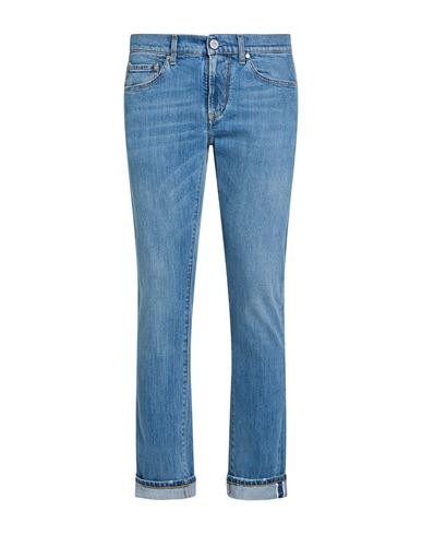 Man Jeans Blue Size 30 Cotton, Elastane