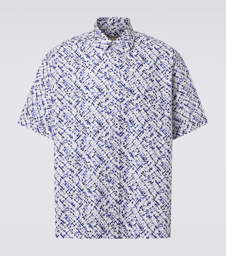 Printed cotton shirt