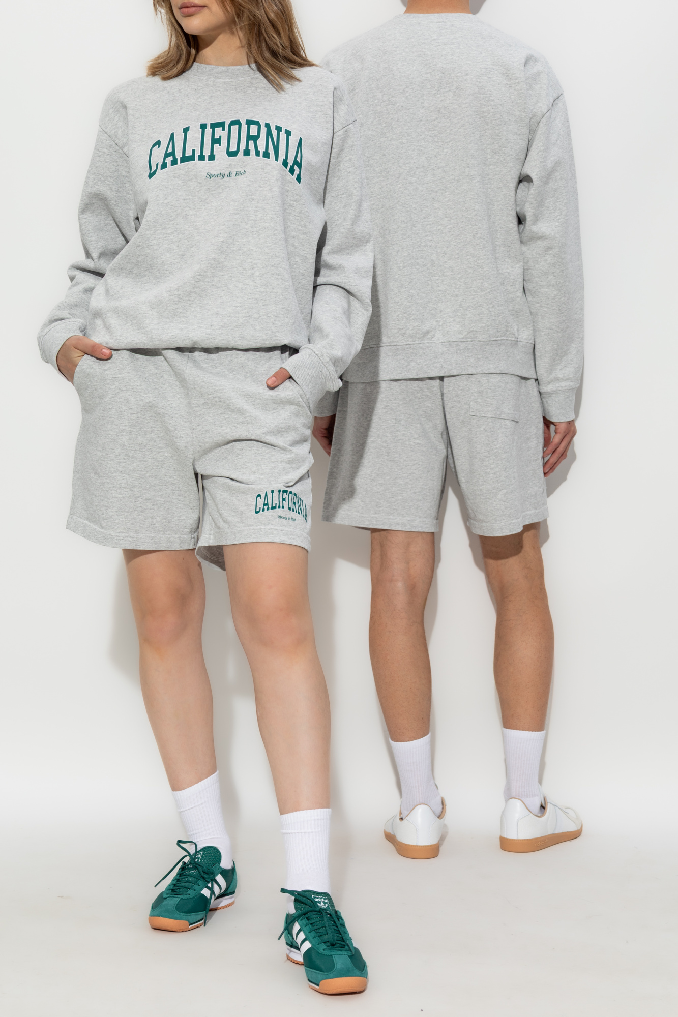 Sporty & Rich Sweatshirt "California", Unisex, Grey