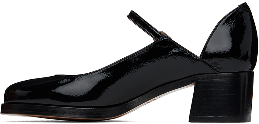 A.P.C. Black Jade Mary Jane Heels