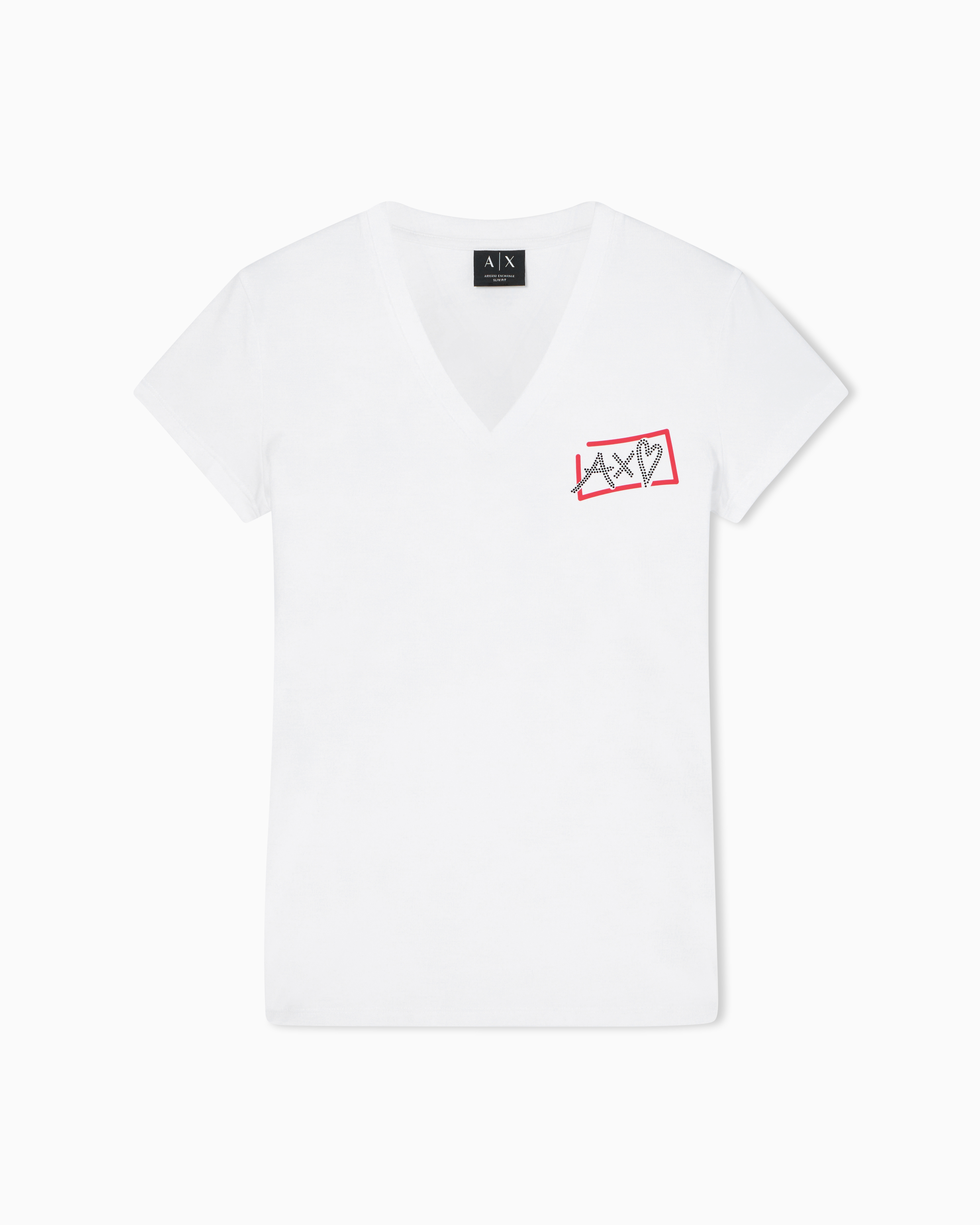 Slim fit T-shirt in stretch cotton jersey