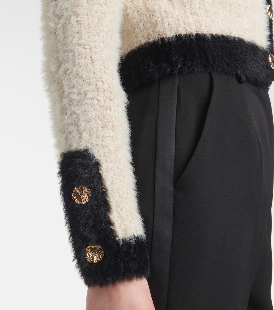 Lamé cardigan