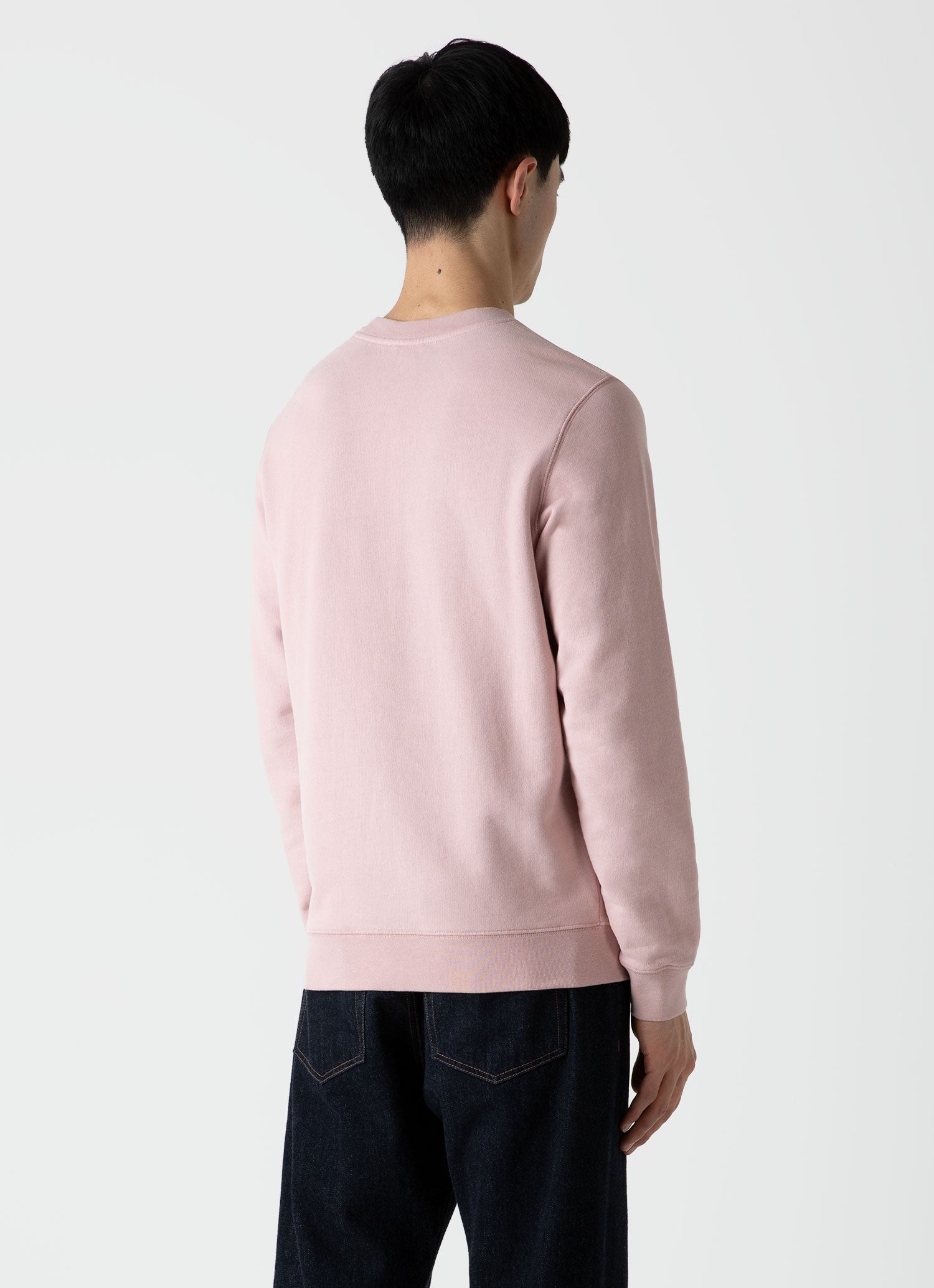 Men's Loopback Sweatshirt in Shell Pink M