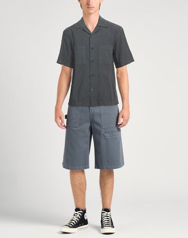 Man Shirt Grey Size 36 Cotton