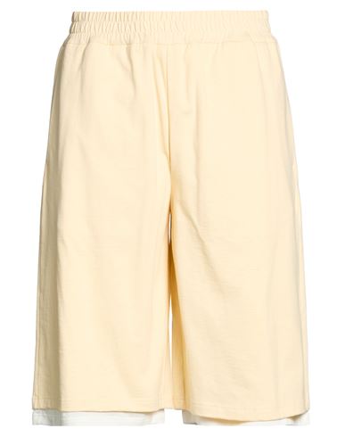 Man Shorts & Bermuda Shorts Beige Size 30 Cotton